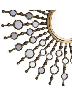 Dekospiegel BLOIS in Gold - (W) 70 x (H) 70 x (L) 3 cm