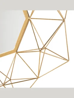 Dekospiegel GAILLAC in Gold - (W) 80 x (H) 80 x (L) 6 cm