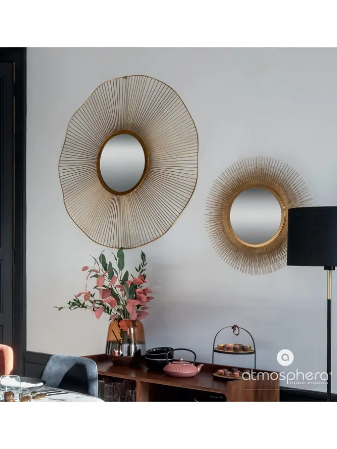 Deko-Spiegel in golden