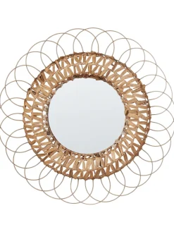 Dekospiegel PAMOL in Braun/Beige - (W) 67 x (H) 67 x (L) 2 cm