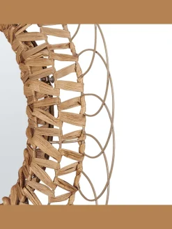 Dekospiegel PAMOL in Braun/Beige - (W) 67 x (H) 67 x (L) 2 cm