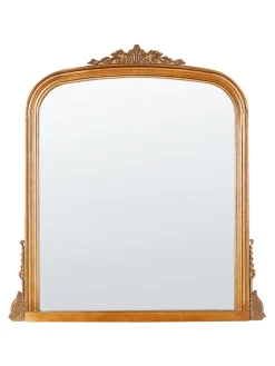 Dekospiegel SUSSEY in Gold - (W) 75 x (H) 78 x (L) 3 cm