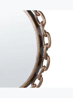 Dekospiegel YEBRA in Gold - (W) 46 x (H) 46 x (L) 4 cm