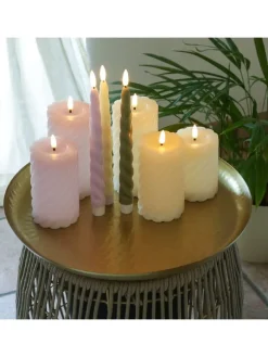 Dekotablett Dekoteller aus Metall magnetisch D: 38,5cm in gold