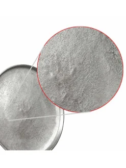 Dekoteller Dekotablett runder Kerzenteller Aluminium D: 20cm in silber