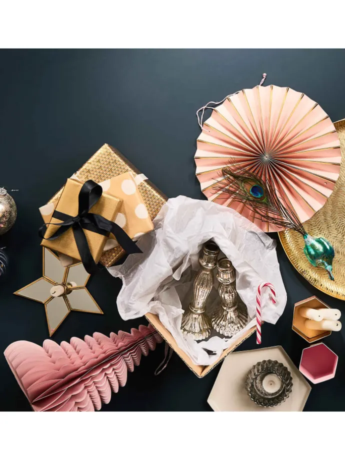 Dekoteller GOLDEN STAR in Gold