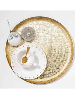 Dekoteller GOLDEN STAR in Gold