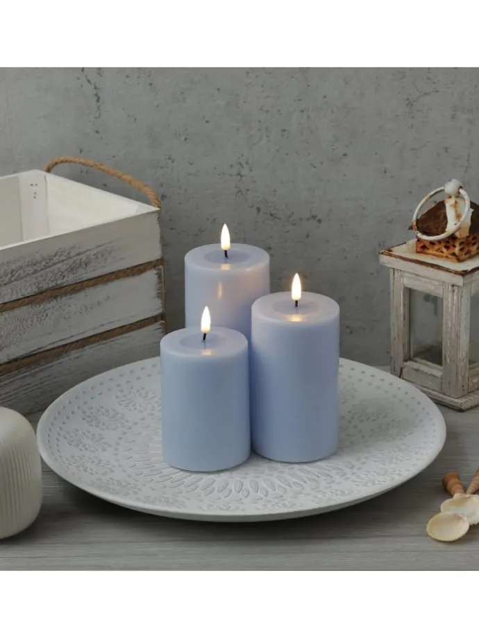 Dekoteller mit Blumenmuster MDF Holz D: 34,5cm in weiß