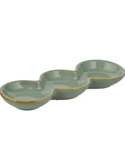 Deko-Teller ORGANICS in Grün