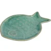 Deko-Teller SEASIDE Fisch in Türkis