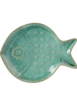 Deko-Teller SEASIDE Fisch in Türkis