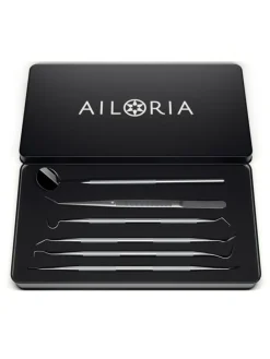 DENT DELUXE Zahnpflegeset in silber