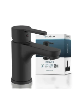 DENVER Waschtischarmatur, Schwarz matt