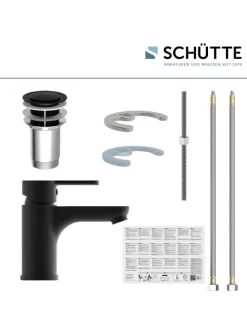 DENVER Waschtischarmatur, Schwarz matt