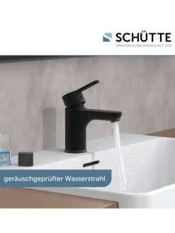 DENVER Waschtischarmatur, Schwarz matt