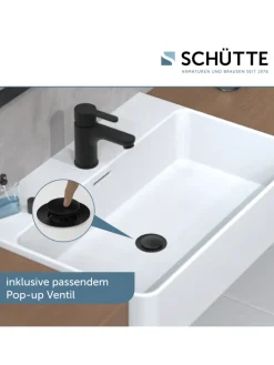 DENVER Waschtischarmatur, Schwarz matt