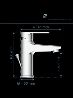 DERBY Waschtischarmatur, Chrom