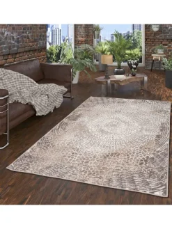 Designer Teppich Tawira Vintage Klassik in Beige