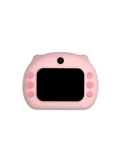 Digitale Kinderkamera mit integriertem Drucker - KDC-0013B pink in Pink