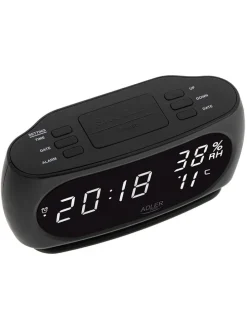 Digitale Uhr in Schwarz