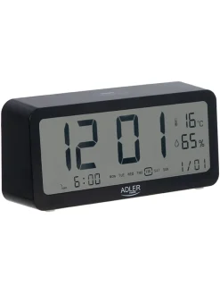 Digitaler Wecker in Schwarz