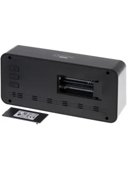 Digitaler Wecker in Schwarz