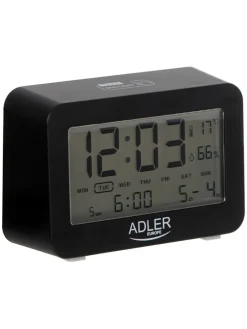 Digitaler Wecker in Schwarz