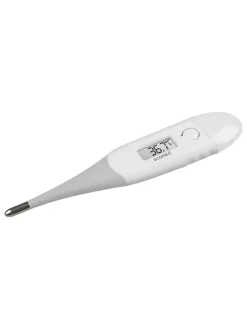 Digitales Fieberthermometer "TM-60E" in Weiß/ Grau