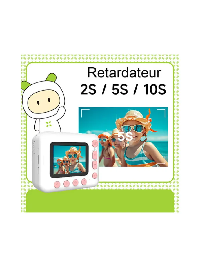 Digitalkamera mit Sofortdruck "Instakid" in Grün - ab 6 Jahren