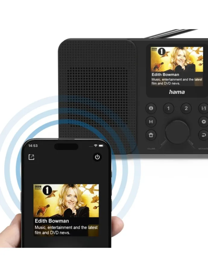 DIR10, DAB+/Internetradio/Bluetooth® in Schwarz