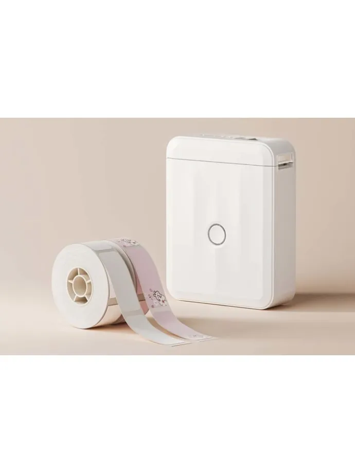 D110M Tragbarer Bluetooth-Etikettendrucker Weiß