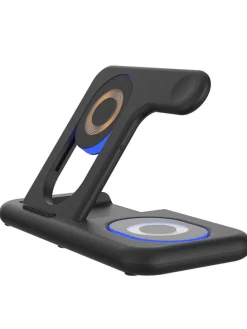 Docking-Station für iPhone und Apple Watch in Schwarz