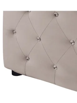 Doppelbett AMIENS in Beige - (W) 191 x (H) 109 x (L) 217 cm