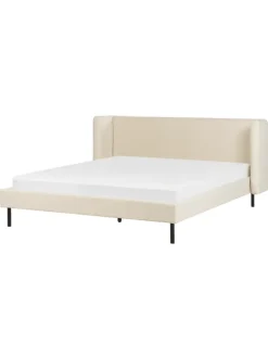 Doppelbett ARETTE in Beige - (W) 184 x (H) 95 x (L) 206 cm