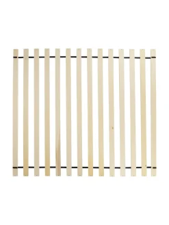 Doppelbett ARETTE in Beige - (W) 184 x (H) 95 x (L) 206 cm