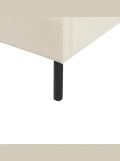 Doppelbett ARETTE in Beige - (W) 184 x (H) 95 x (L) 206 cm