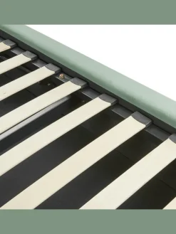 Doppelbett BAJONNA in Grün - (W) 204 x (H) 102 x (L) 235 cm