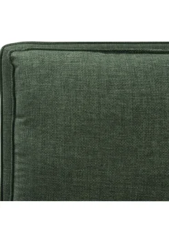 Doppelbett BAJONNA in Grün/Schwarz - (W) 200 x (H) 94 x (L) 235 cm