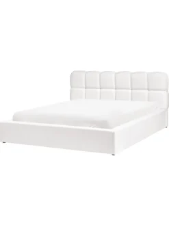 Doppelbett BASTON in Weiß - (W) 192 x (H) 94 x (L) 227 cm