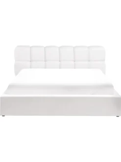 Doppelbett BASTON in Weiß - (W) 192 x (H) 94 x (L) 227 cm