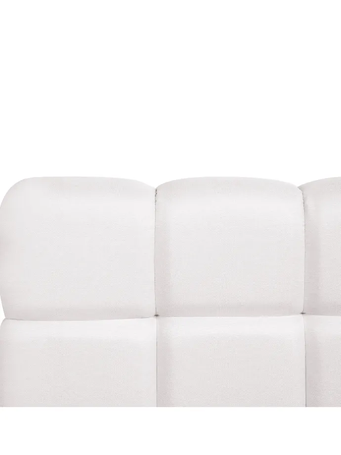 Doppelbett BASTON in Weiß - (W) 192 x (H) 94 x (L) 227 cm