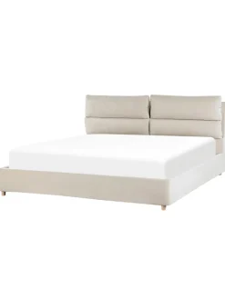 Doppelbett BATILLY in Beige - (W) 194 x (H) 105 x (L) 224 cm