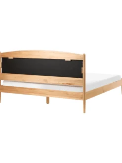 Doppelbett CLAIRAC in Braun - (W) 187 x (H) 100 x (L) 208 cm