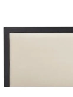 Doppelbett CLAMART in Schwarz/Beige - (W) 187 x (H) 85 x (L) 210 cm