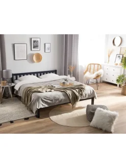 Doppelbett FLORAC in Blau - (W) 147 x (H) 70 x (L) 208 cm