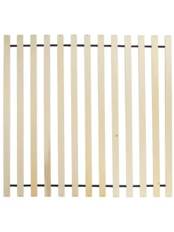 Doppelbett HERLIERE in Braun - (W) 172 x (H) 195 x (L) 212 cm