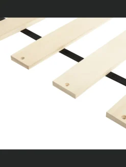 Doppelbett HERLIERE in Braun - (W) 172 x (H) 195 x (L) 212 cm