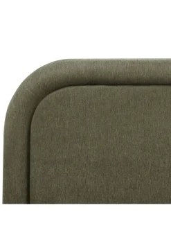 Doppelbett LAVARDENS in Grün/Schwarz - (W) 181 x (H) 107 x (L) 222 cm