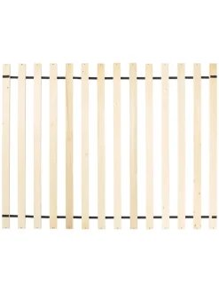 Doppelbett LIMANTON in Braun/Schwarz - (W) 161 x (H) 118 x (L) 215 cm