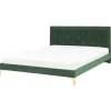 Doppelbett LIMOUX in Grün - (W) 167 x (H) 97 x (L) 213 cm